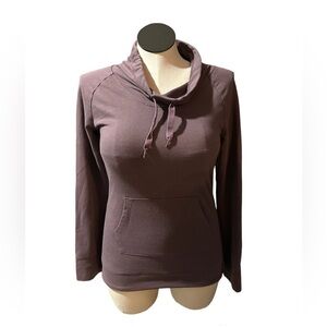 Purple women’s size small Merona cowl neck sweater hoodie
